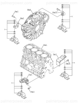 Order YANMAR 120149-08441 Mount, Flexible 300