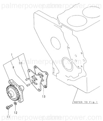 Order YANMAR 121450-32050 Pin, Parallel 4X12