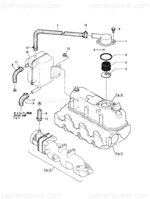 Order YANMAR 129150-03070 Baffle, Breather