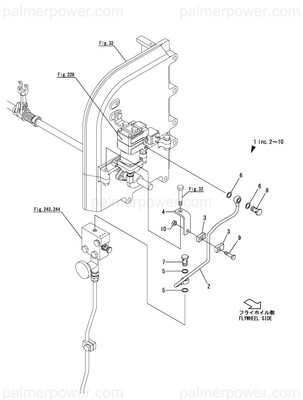 Order YANMAR 26206-080352 Bolt, M8X 35 Plated