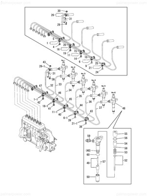 Order YANMAR 126645-59990 Retainer, F