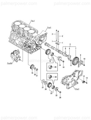 Order YANMAR 129A00-25060 Shaft, Idle Gear B