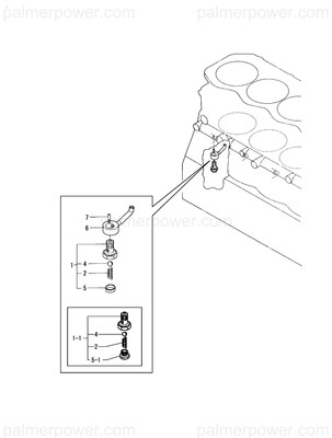 Order YANMAR 121952-39651 Nozzle, Piston