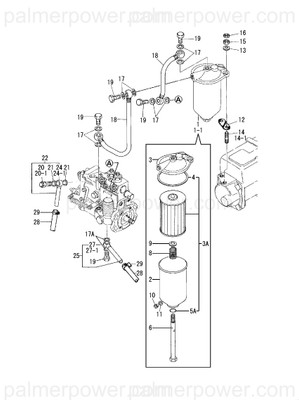 Order YANMAR 41650-550300 Filter Assy, Fuel