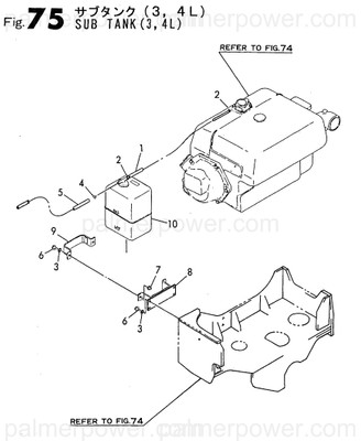 Order YANMAR 42215-570330 Bracket, Sub Tank