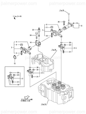 Order YANMAR 748620-11201 Arm Assy, Rocker Int