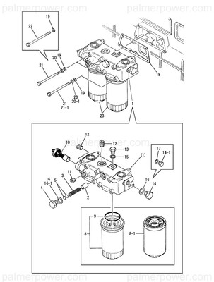 Order YANMAR 127610-35101 Filter Assy, Oil