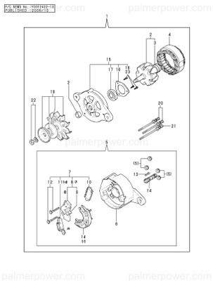 Order YANMAR XL13513152 Regulator, Brush