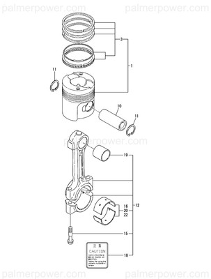Order YANMAR 126664-23200 Bolt, Connecting Rod