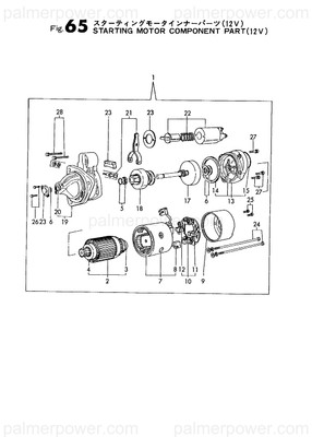 Order YANMAR X21303119 Stopper Set, Pinion