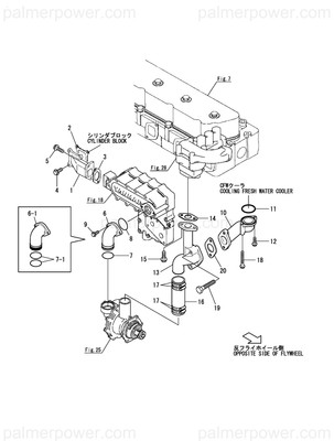 Order YANMAR 126450-49721 Packing, Water B
