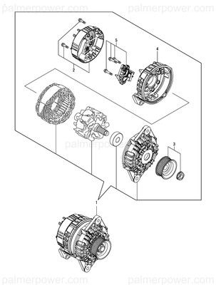 Order YANMAR 128990-77780 Regulator,12V Screw