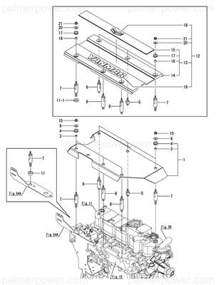 Order YANMAR 129677-09451 Bolt, Spacer L=14