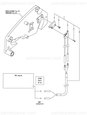 YANMAR 196350-34100 Boot, Shift | PalmerPower