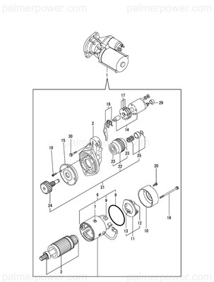 Order YANMAR 129940-77250 Cover Kit, Dust