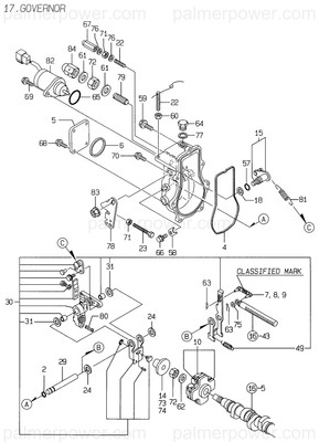 Order YANMAR 129100-61400 Shaft Assy, Lever