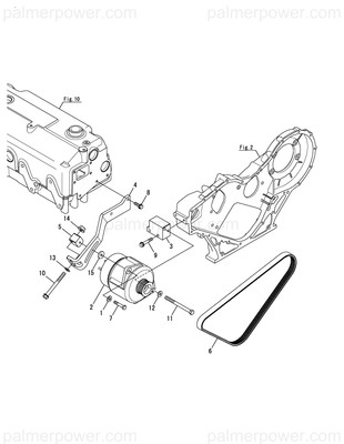 Order YANMAR 127677-77280 Bracket, Alternator