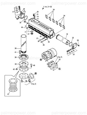 Order YANMAR 727695-44700 Cover Assy, Cooler A