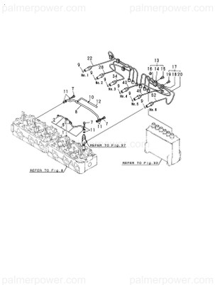 Order YANMAR 127695-59241 Pipe, Fuel Return B