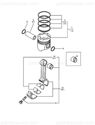 Order YANMAR 727687-23100 Rod Assy, Connecting