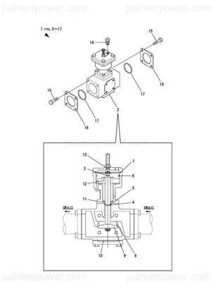 Order YANMAR 43400-005821 Gasket, Valve 80A