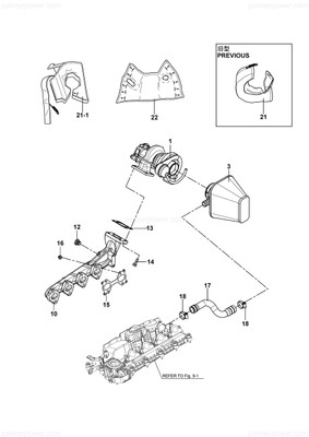 Order YANMAR 120650-13050 Manifold, Exhaust