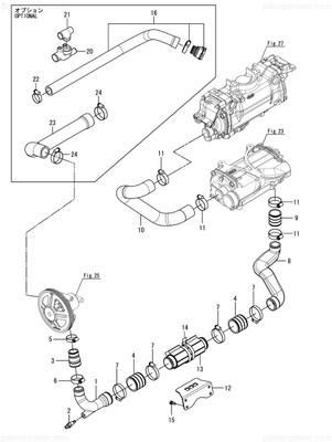Order YANMAR 120650-49540 Pipe, Water Pump Out