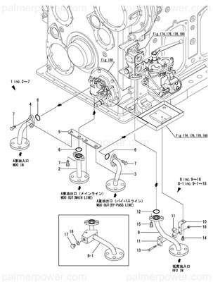 Order YANMAR 26206-080602 Bolt, M8X 60 Plated
