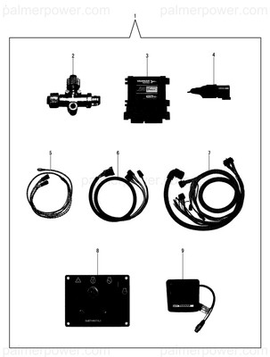 ねね YANMAR 119578-66760 Harness, Adopt Nmea | PalmerPower