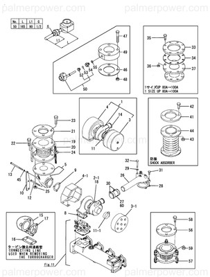 Order YANMAR 121252-18091 Gasket, Turbine