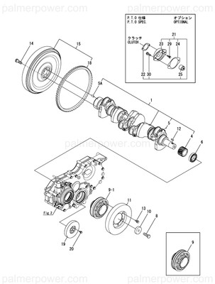 Order YANMAR 119578-21260 Bearing, 6009-C4