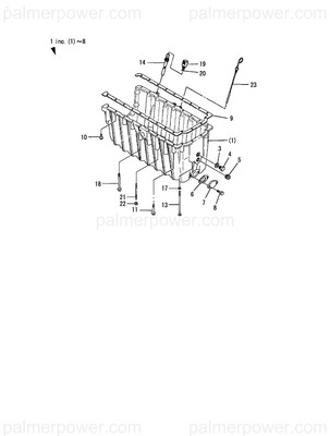Order YANMAR 127410-01730 Gasket, Oil Pan