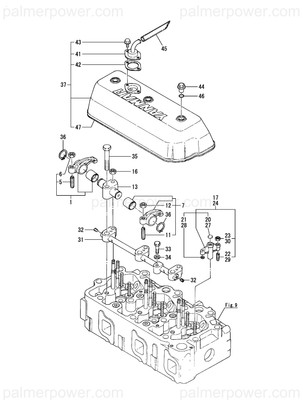Order YANMAR 727616-11900 Bridge Assy, Valve