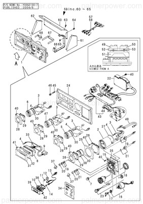 Order YANMAR 148018-91211 Panel Assy