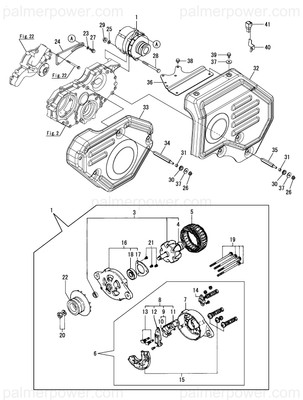 Order YANMAR XL2352318 Regulator Assy,Brush