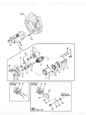 Order YANMAR X211445002 Pinion Assy