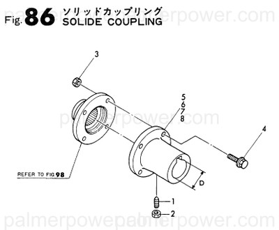 Order YANMAR 48110-032065 Coupling, Taper 32