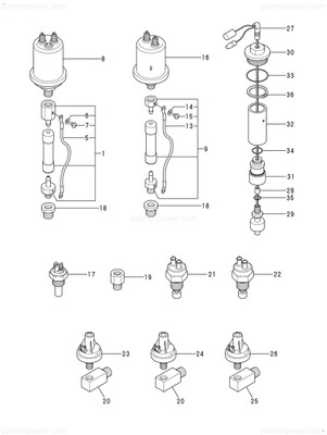 Order YANMAR 26557-040062 Screw, M4X 6
