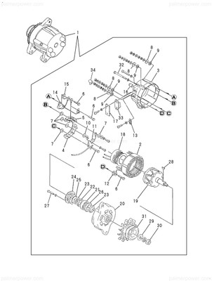 Order YANMAR X8264183005 Nut