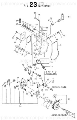 Order YANMAR 129155-61810 Pin, Stop Lever