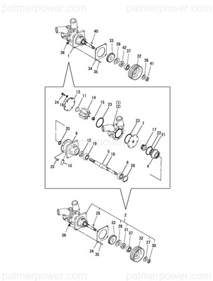 Order YANMAR 24102-062044 Bearing, Ball 6204U
