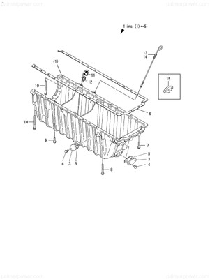 Order YANMAR 127610-01720 Cover, Oil Pan