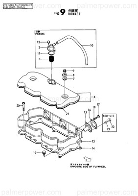Order YANMAR 128619-11412 Gasket, Bonnet