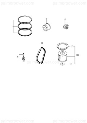 Order YANMAR 129690-22511 Ring Set, Piston