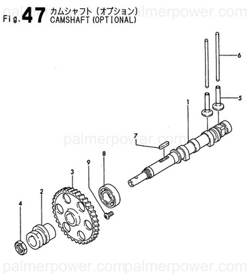 Order YANMAR 124000-14090 Cam, Fuel