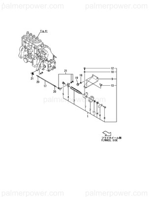 Order YANMAR 126650-66020 Handle, Regulator