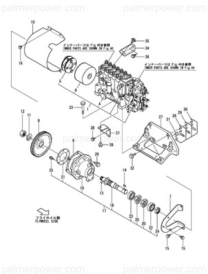 Order YANMAR 126617-54433 Gasket, Bearing Case