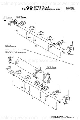 Order YANMAR 26116-100252 Bolt, M10X 25 Plated
