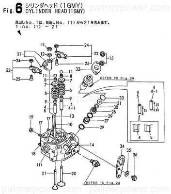 Order YANMAR 26216-080622 Stud, M8X 62