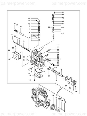 Order YANMAR 129155-51701 Cover, Pump Bottom
